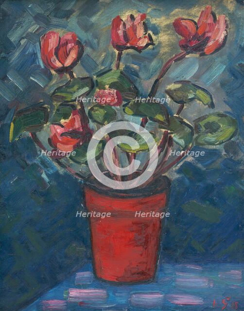 Still Life with Flowers, 1918. Creator: Vaclav Spala.