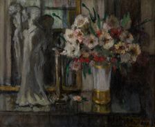 Still Life with Flowers, 1924. Creator: Auguste Oleffe