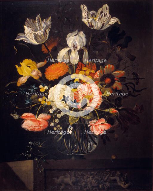 Still-Life with Flowers. Artist: Marrel, Jacob (1614-1681)