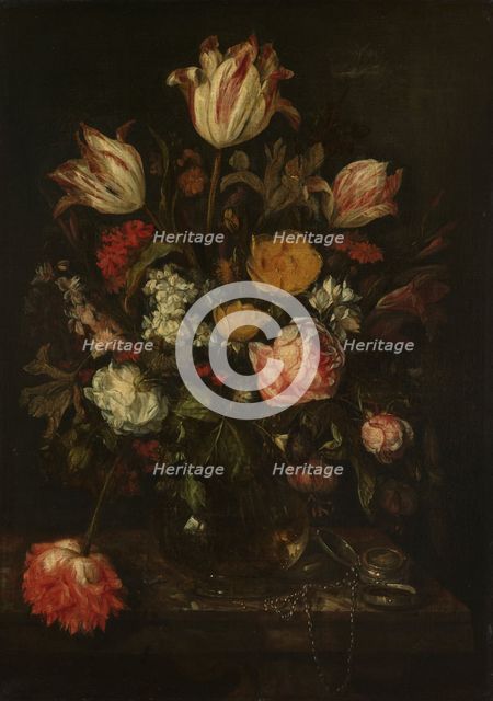 Still Life with Flowers, c.1660-1690. Creator: Abraham van Beyeren.