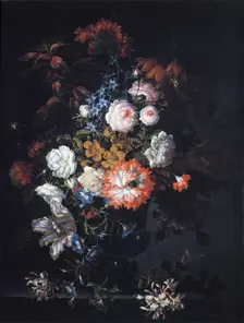 Still Life with Flowers, c1660-1690. Creator: Jean-Baptisite Monnoyer