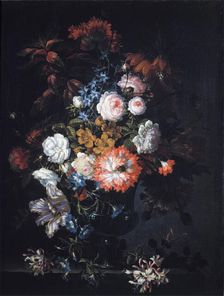 Still Life with Flowers, c1660-1690. Creator: Jean-Baptisite Monnoyer