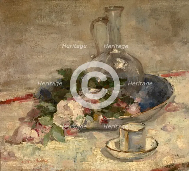Still Life with Flowers, c1870-1890s. Creator: Guillaume Vogels.