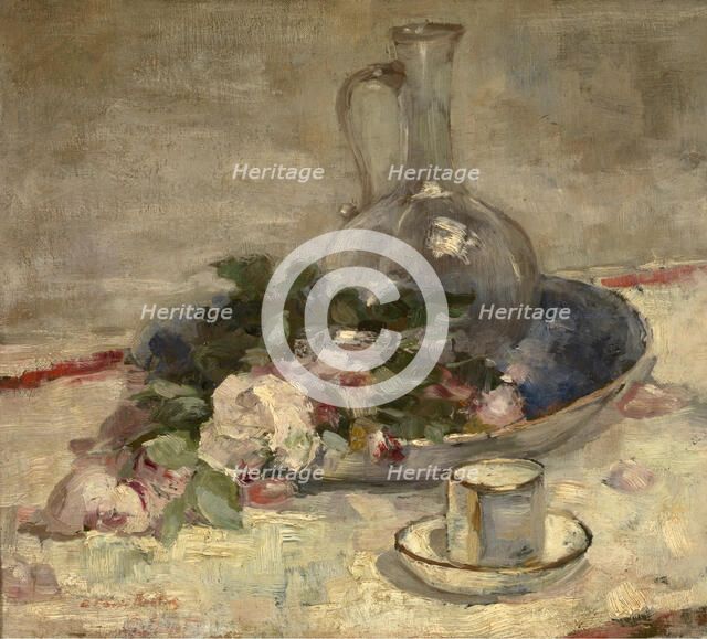 Still Life with Flowers, c1870-1890s. Creator: Guillaume Vogels.