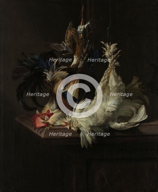 Still Life with Fowl, 1658. Creator: Willem van Aelst.