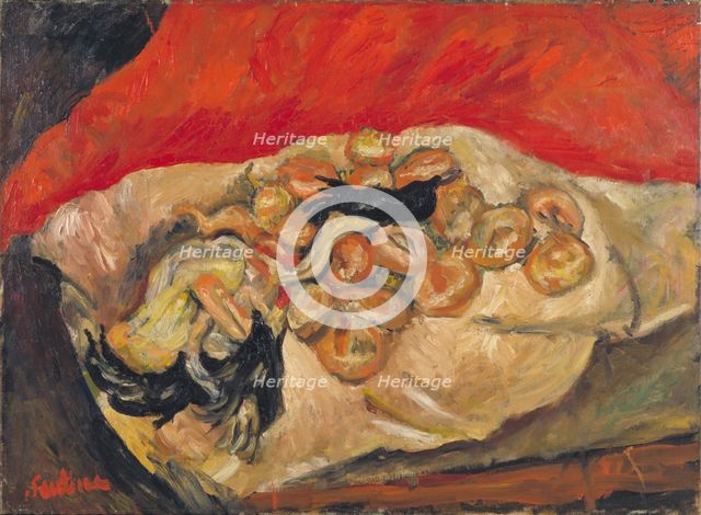 Still Life with Fowl , c1918-1919. Creator: Soutine, Chaim (1893-1943).