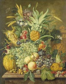 Still Life with Fruit, 1808. Creator: Jacobus Linthorst