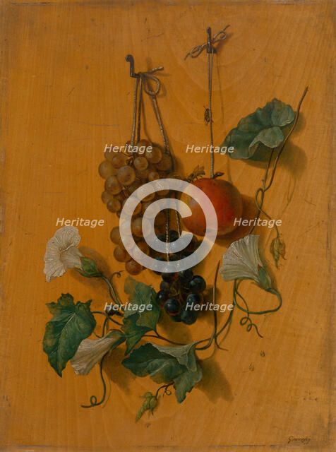 Still life with fruit, 1825-1835. Creator: Jozef Ginovský.