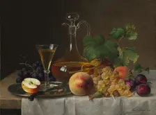 Still Life with Fruit, 1873. Creator: Emilie Preyer (German, 1849-1930)