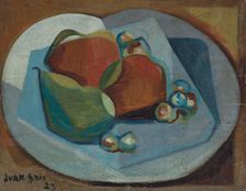 Still life with fruit, 1923. Creator: Gris, Juan (1887-1927)