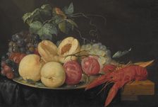 Still Life with Fruit and Boiled Crayfish. Creator: Joris van Son