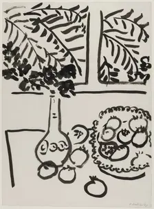 Still Life with Fruit and Flowers, 1947. Creator: Henri Matisse