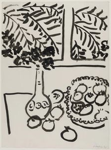 Still Life with Fruit and Flowers, 1947. Creator: Henri Matisse