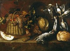Still Life with Fruit and Game, 1651. Creator: Unknown