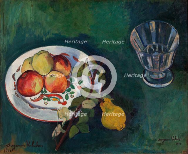 Still Life with Fruit and Glass, 1910.