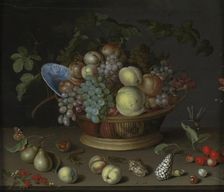 Still Life with Fruit and Shells, c1620-1632. Creator: Balthasar van der Ast