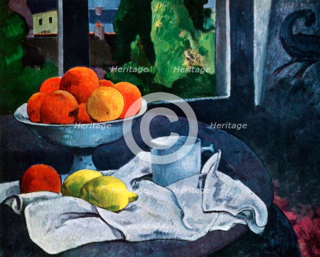 'Still Life with Fruit, Brittany', 19th century (1939).Artist: Paul Gauguin