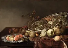 Still Life with Fruit, c1630. Creator: Claes van Heussen