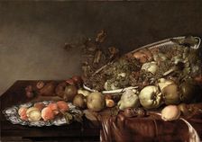 Still Life with Fruit, c1630. Creator: Claes van Heussen
