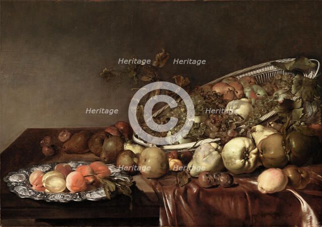 Still Life with Fruit, c1630. Creator: Claes van Heussen.