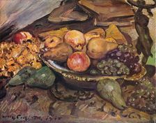 Still-Life with Fruit c20th century. Artist: Lovis Corinth