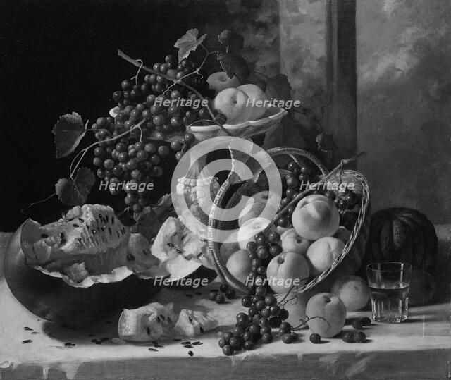 Still Life with Fruit, ca. 1857. Creator: John F. Francis.