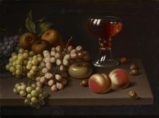 Still Life with Fruit, copy after Jac. Stockmann. Creator: Johan Erik Lindh
