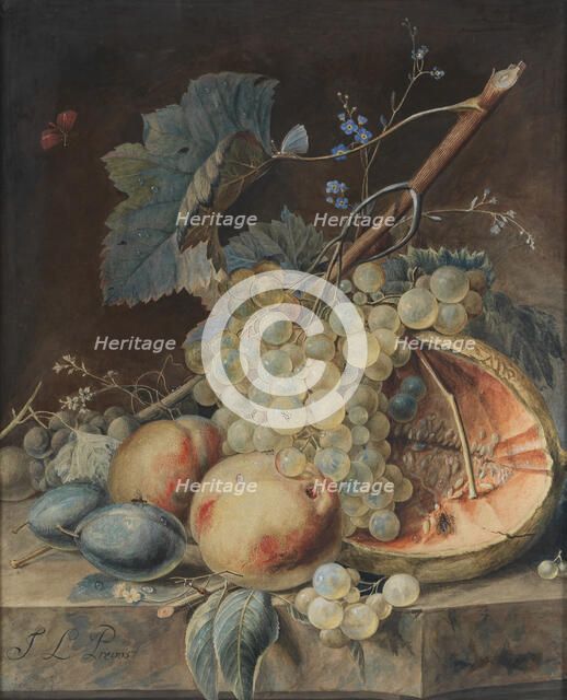 Still Life with Fruit. Creator: Jean Louis Prévost.