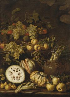 Still Life with Fruit. Creator: Pietro Paolo Bonzi