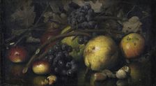 Still life with fruit, late 19th to early 20th century. Creator: Carducius Plantagenet Ream
