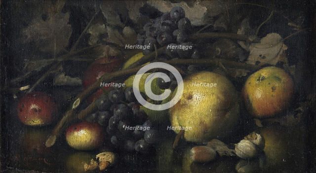 Still life with fruit, late 19th to early 20th century. Creator: Carducius Plantagenet Ream.