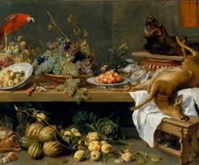Still Life with Fruit, Vegetables and Dead Game, c.between 1635 and 1637. Creator: Frans Snyders