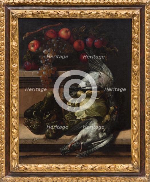 Still Life with Fruit, Vegetables and Wild Fowl, between 1628 and 1659. Creator: Juan de Espinosa.