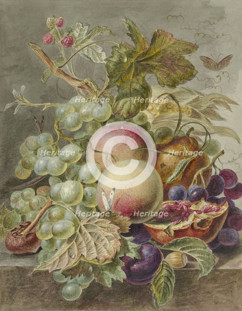 Still life with fruits, 1779-1808. Creator: Jan Evert Morel.