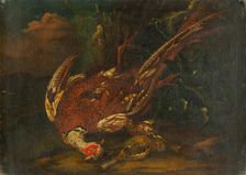 Still Life with Guinea Fowl, 1730-1750. Creator: Unknown