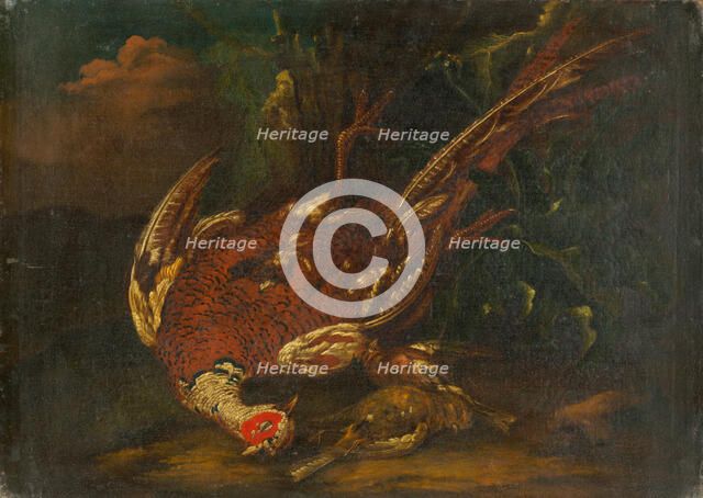 Still Life with Guinea Fowl, 1730-1750. Creator: Unknown.