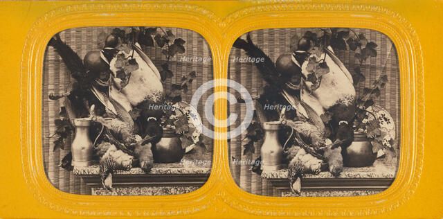 Still Life with game, 1860s. Creator: E Lamy.