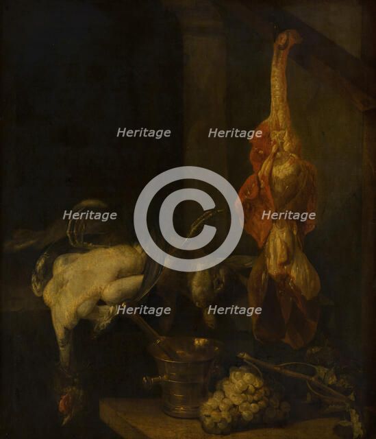 Still Life with Game and Fowl, c1640-1690. Creator: Abraham van Beyeren.
