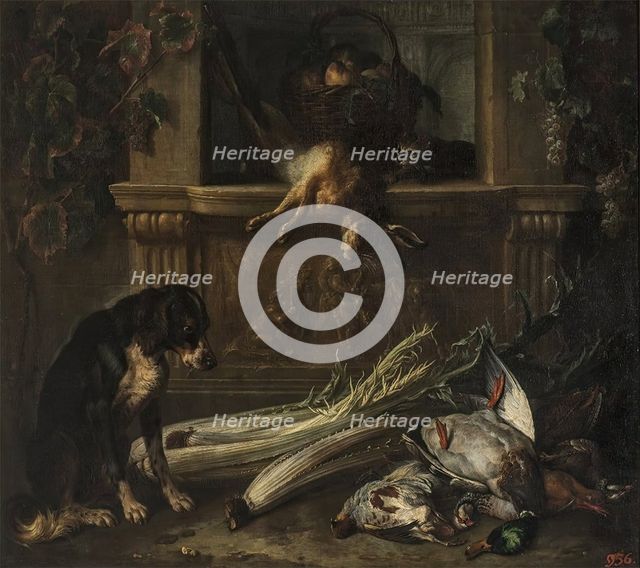 Still Life with Game and Vegetables, 1711. Creator: Alexandre François Desportes.