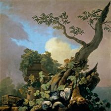 Still-Life with Game Birds and a Hare, 1774. Creator: Jose del Castillo
