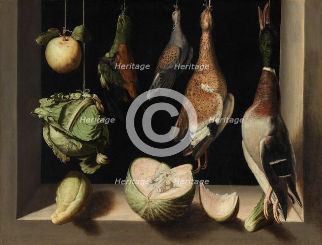 Still Life with Game Fowl, 1600/03. Creator: Juan Sánchez Cotán.