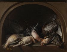 Still Life with Game Fowl, 1615. Creator: Herman von Vollenhove