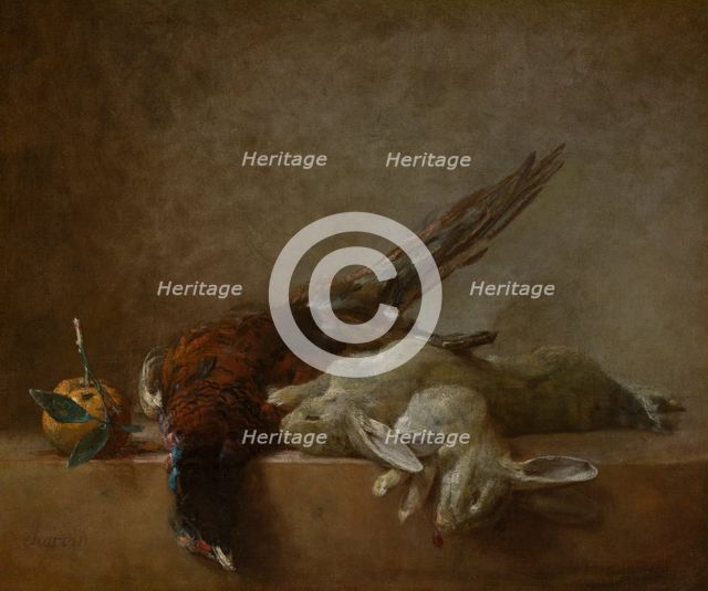 Still Life with Game, probably 1750s. Creator: Jean-Simeon Chardin.