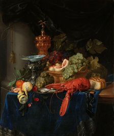 Still Life with Golden Goblet, 1640-1660. Creator: Pieter de Ring