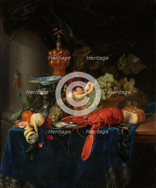 Still Life with Golden Goblet, 1640-1660. Creator: Pieter de Ring.