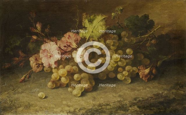 Still Life with Grapes, c.1880-c.1896. Creator: Marguerite Roosenboom.