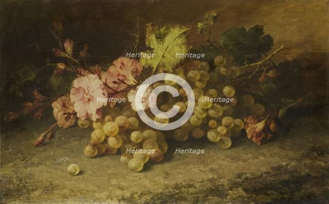 Still Life with Grapes, c.1880-c.1896. Creator: Marguerite Roosenboom.