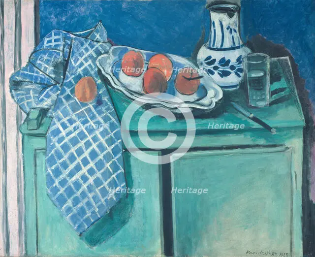 Still Life with Green Buffet, 1928. Creator: Henri Matisse.