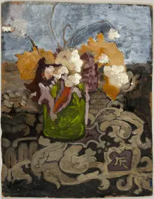 Still Life with Green Vase, c. 1902. Creator: Paula Modersohn-Becker