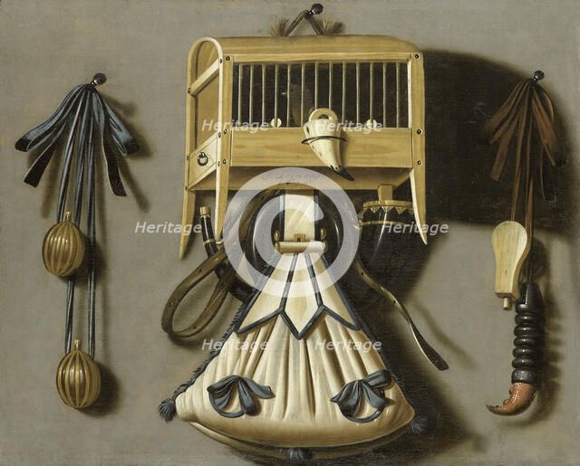 Still-Life with Hunting Equipment. Artist: Leemans, Johannes (1633-1688)
